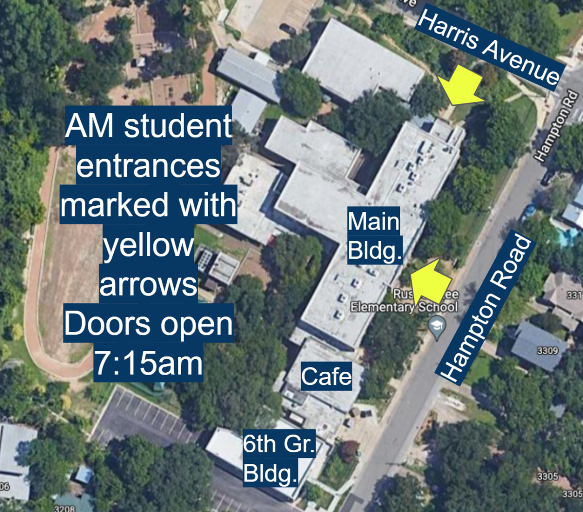 Arrival Entrance Map